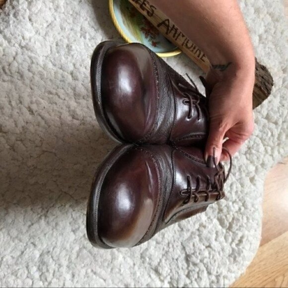 Mezlan: Classic Brown Leather Oxford Loafers Sz 10 - Picture 6 of 8